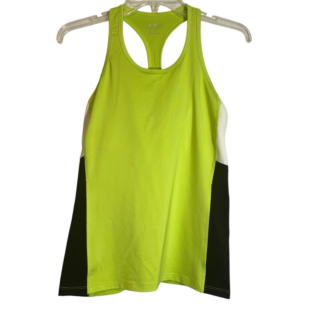 Lauren Ralph Lauren Racerback Jersey Tank with Built in Bra Size Medium